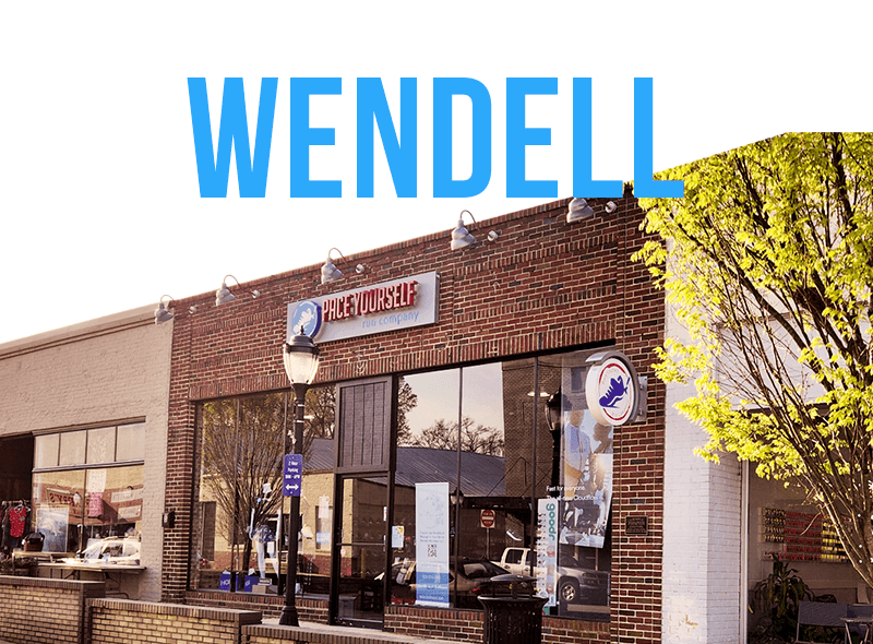 The Pace Yourself Run Company storefront in its Wendell location photograph